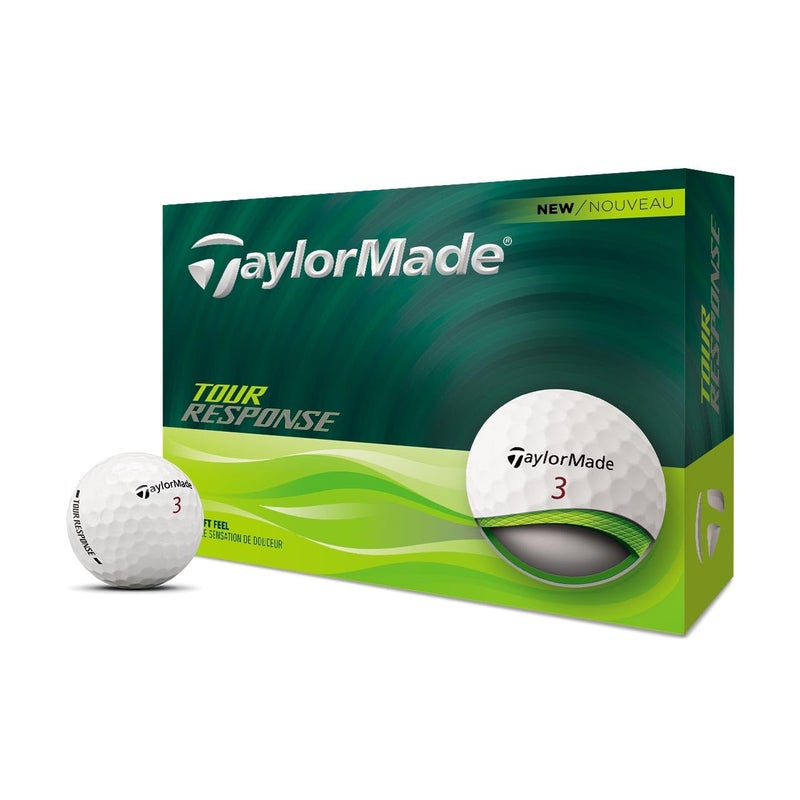 TaylorMade Golf 2025 Tour Response Ball White One Dozen - Image 1