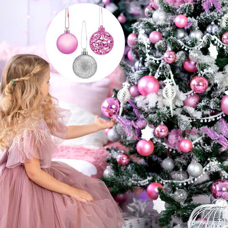 Shappy 1000 Pieces Christmas Ornament Hooks Ornament Hangers Precut Cord Easy Locking with Snap Precut Hanging Ropes for Christmas Tree Holiday Party Decoration Strings(Red, Pink, White) - Image 3