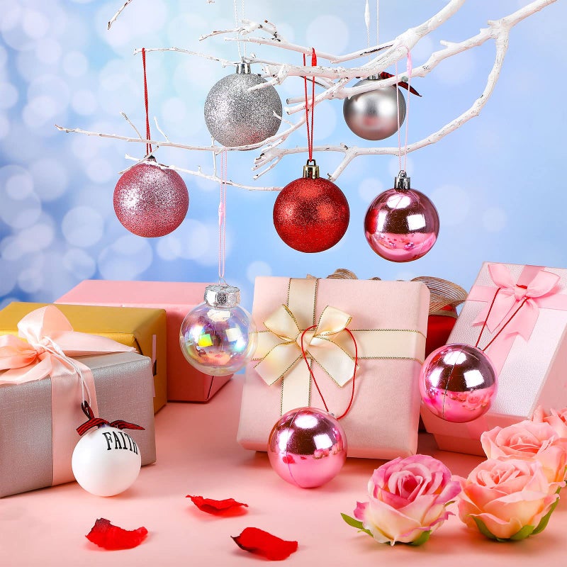 Shappy 1000 Pieces Christmas Ornament Hooks Ornament Hangers Precut Cord Easy Locking with Snap Precut Hanging Ropes for Christmas Tree Holiday Party Decoration Strings(Red, Pink, White) - Image 5