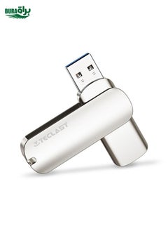 BURAQ Teclast Leishen Plus Series USB3.0 Twister Flash Drive, Memory:128GB(Silver)  - Image 1