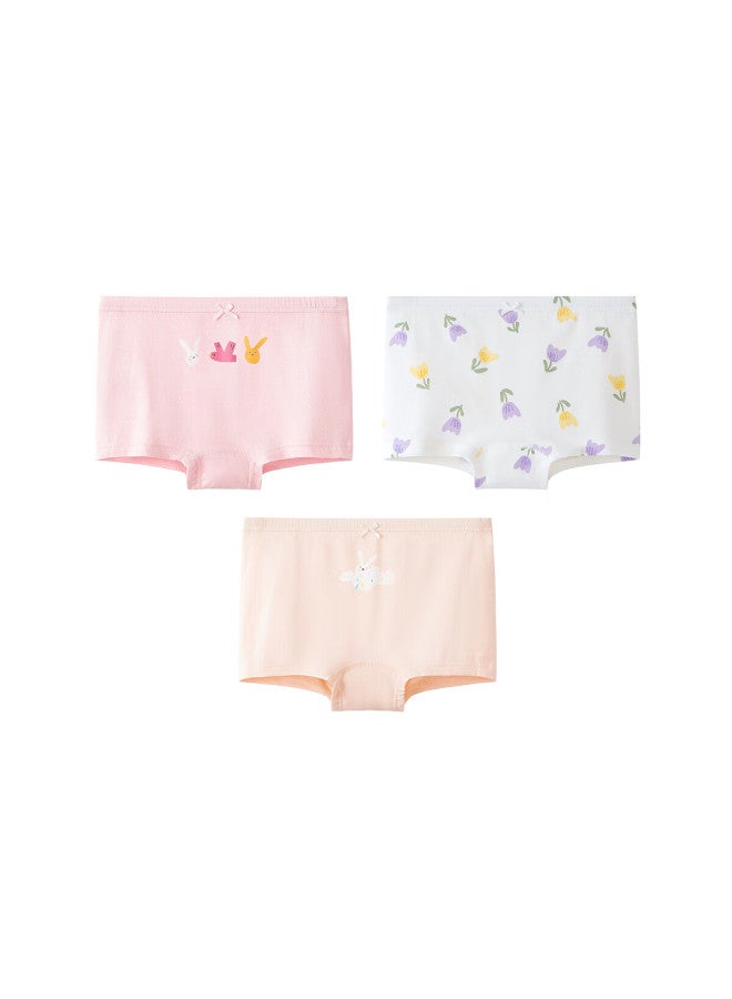 Minibala Girls' Cotton Underwear 3-pack Toddler Safety Briefs No Pinch Triangle Panties  New Arrival