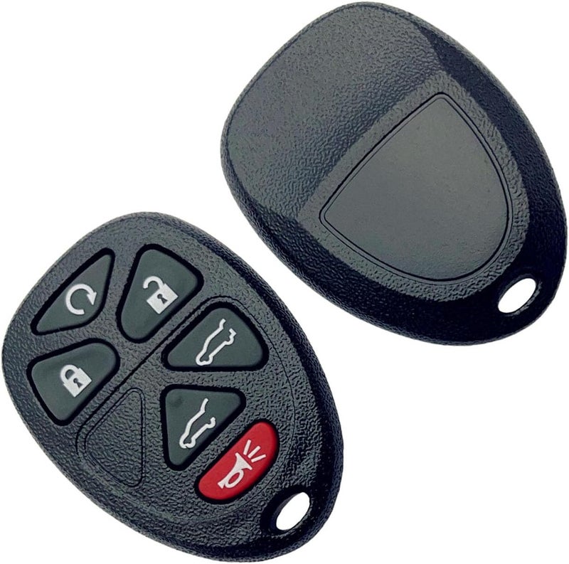ADUDS Key Fob Shell Replacement for Chevy Tahoe Suburban Cadillac Escalade GMC Yukon 6 Button Car Keyless Entry Remote Control Key Fob Case Cover (6 Button) - Image 3