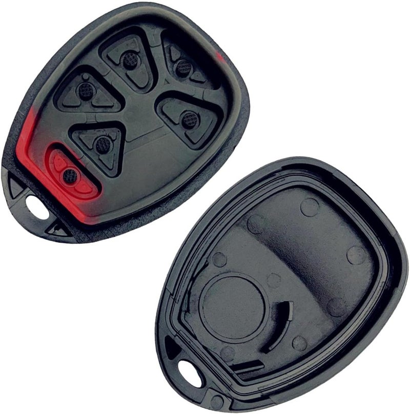 ADUDS Key Fob Shell Replacement for Chevy Tahoe Suburban Cadillac Escalade GMC Yukon 6 Button Car Keyless Entry Remote Control Key Fob Case Cover (6 Button) - Image 4