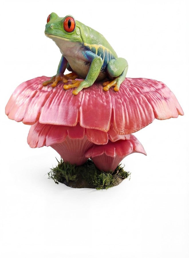 maozyiltle Mushroom Reptile Ledge| Tree Frog Terrarium Tank Accessories, Crested Gecko Tank Accessories, Frog Habitats, Fish Tank Decor| Terrarium Plants Decor from Daughter| No Suction Cups - Image 1
