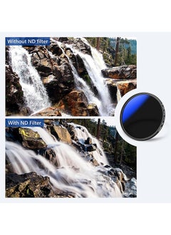 Neewer NEEWER Variable ND Filter 49 mm ND2-ND400 (1-9 Stops), Neutral Density Filter, Multi-Layer Coating, Water and Scratch Resistant  - Image 5