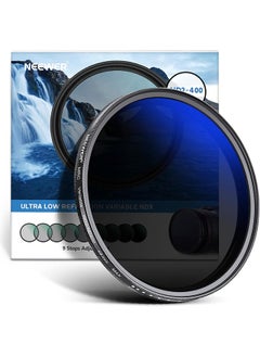 Neewer NEEWER Variable ND Filter 49 mm ND2-ND400 (1-9 Stops), Neutral Density Filter, Multi-Layer Coating, Water and Scratch Resistant  - Image 1