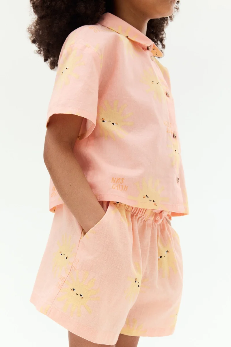 H&M Linen-blend shorts