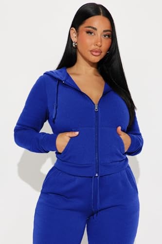 CLOCOR Women 2 Piece Outfits Sweatsuit Long Sleeve Zip-Up Hoodie Fall Winter Casual Jogger Sweatsuit Sets with Pocket - Image 2