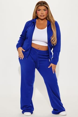 CLOCOR Women 2 Piece Outfits Sweatsuit Long Sleeve Zip-Up Hoodie Fall Winter Casual Jogger Sweatsuit Sets with Pocket - Image 3