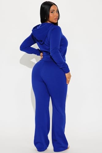 CLOCOR Women 2 Piece Outfits Sweatsuit Long Sleeve Zip-Up Hoodie Fall Winter Casual Jogger Sweatsuit Sets with Pocket - Image 4