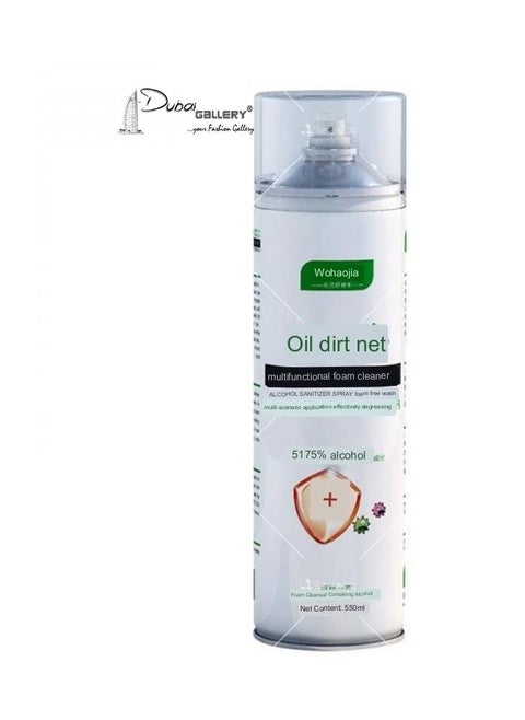 Multifunctional Foam Cleaner For Kitchen Oil Stain Removal Sanitizer Spray Oil Stain Cleaner