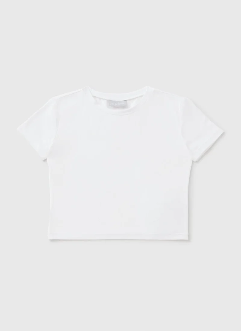 Matalan Girls White Soft Touch T-Shirt
