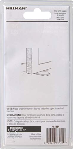 Hardware Essentials 851338 Floor Door Stops Wedges Brown 3" - 2 Pack - Image 3