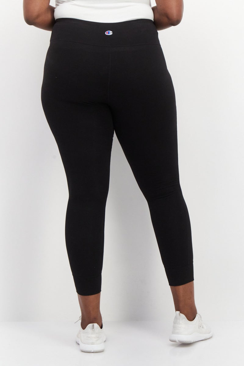 Champion Women Sportswear Fit Embroidered Logo Training Leggings, Black - Image 4