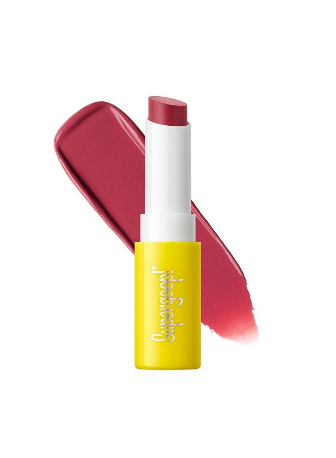 Supergoop! Lipshade 100% Mineral SPF 30 Hydrating Lipstick, Lucky Me (Rose) - Buildable, Bold Lip Color - Nourishes, Hydrates & Protects Lips - Natural Peppermint Flavor - Image 1