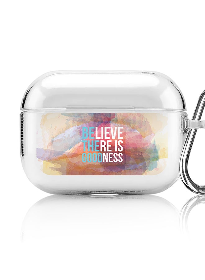 Stylizedd Classic Clear printed Case for Apple AirPods Pro 2nd Generation Thin Transparent Cover [Designed for Apple AirPods Pro 2nd Generation] - Be the good - Image 1