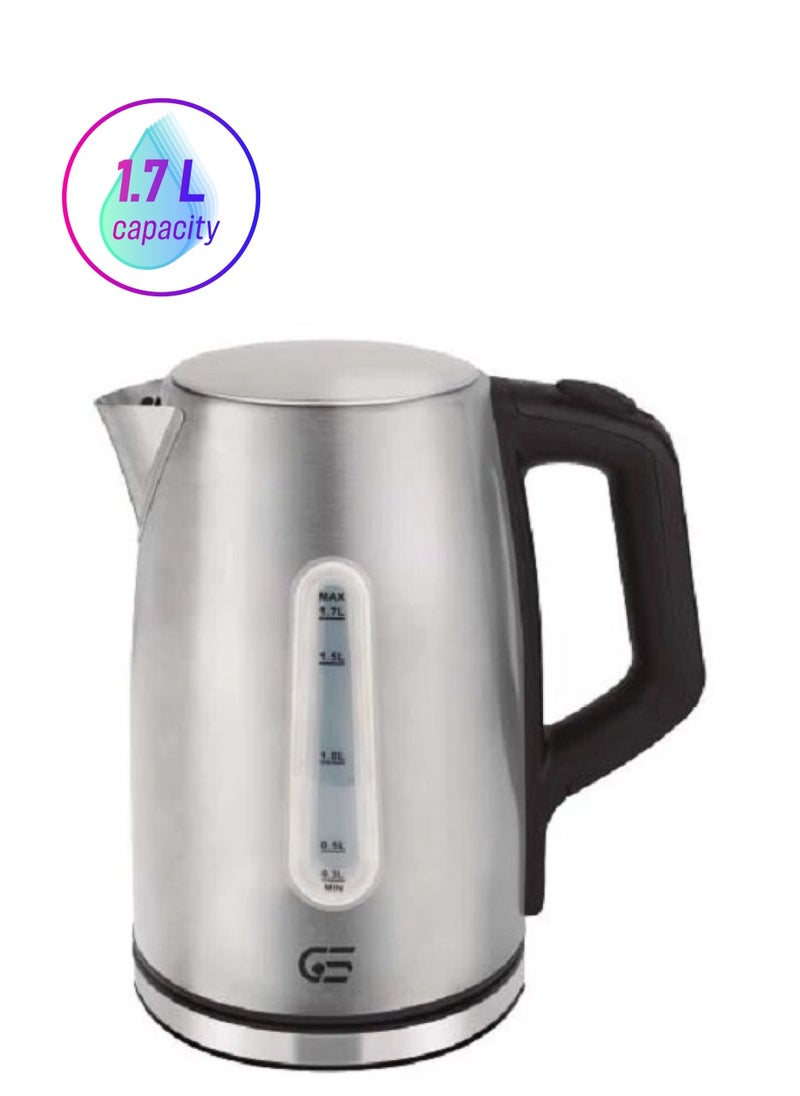 GENERAL SUPREME - Electric Kettle, 1.7 Liter, 1850 Watt, Stainless Steel - Image 1