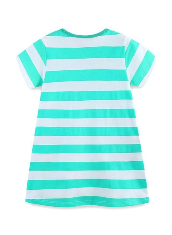 YUNIQEE Striped Flamingo Dress