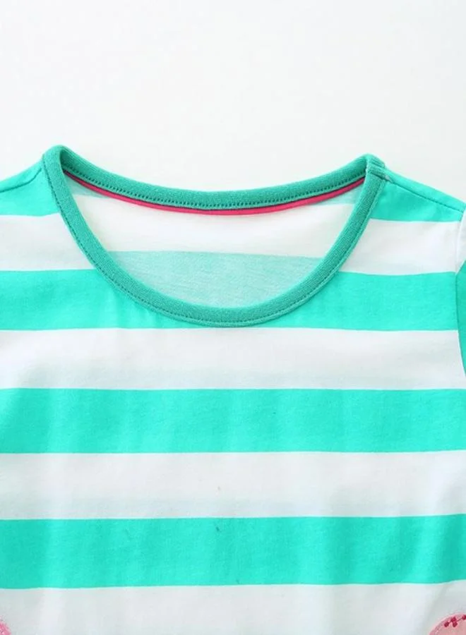 YUNIQEE Striped Flamingo Dress