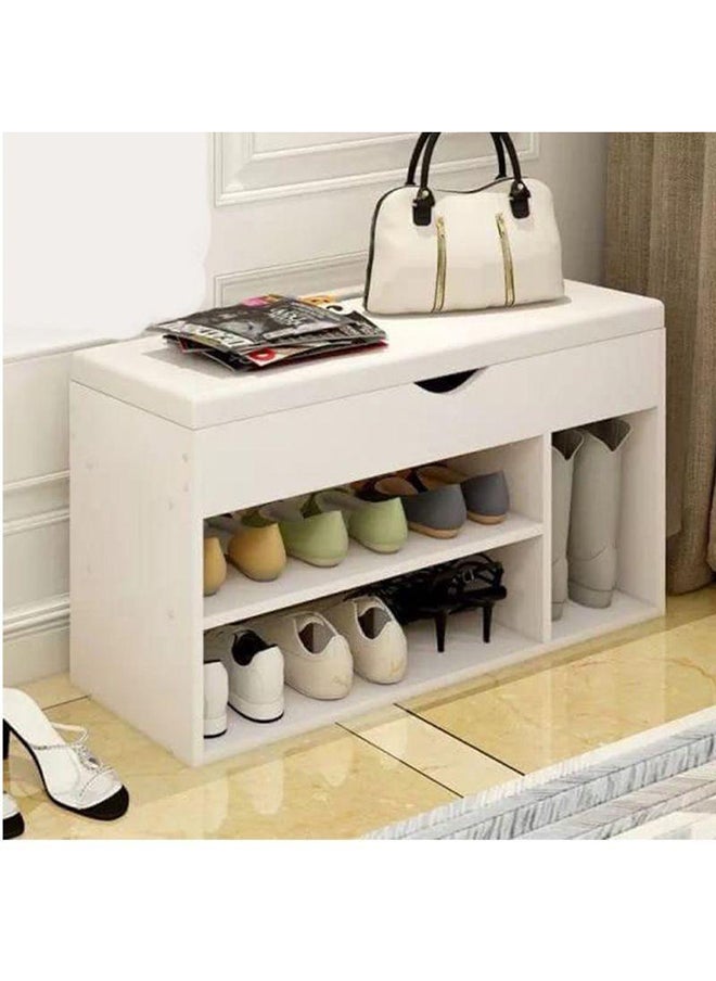 Al Home White Shoe Rack For Chic and Functional Entryway Organization By Alhome 