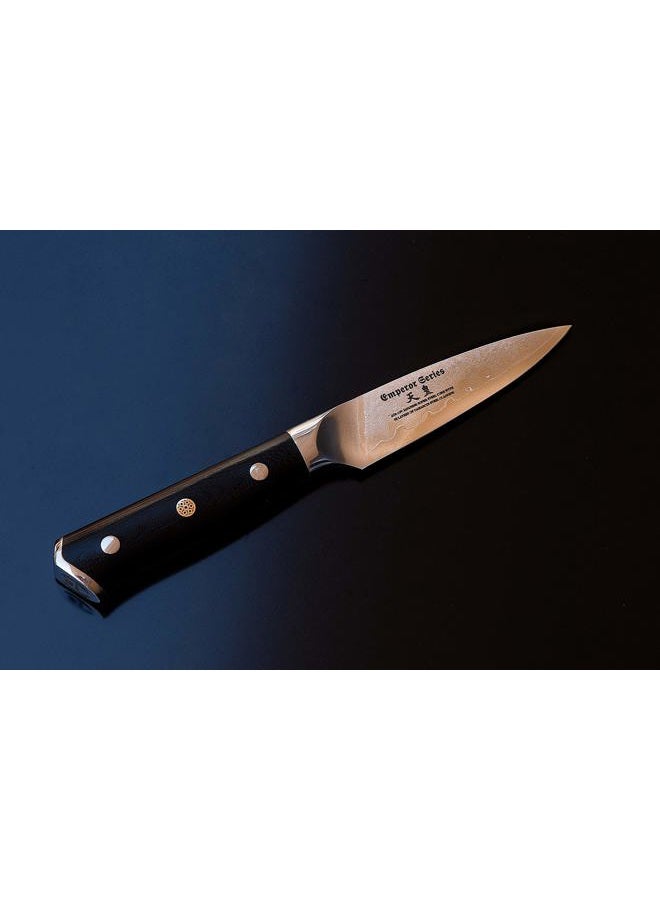 REGALIA Paring (Petty) Knife 3.5 inch: Japanese AUS10 Super Steel 67 Layer High Carbon Stainless Damascus Steel Peeling Utility knives - Image 5