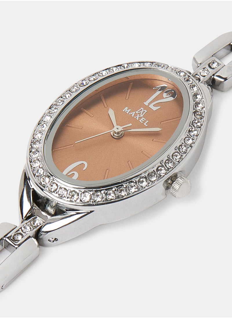 Maxel - Women's Embellished Wrist Watch MX73 - Image 1