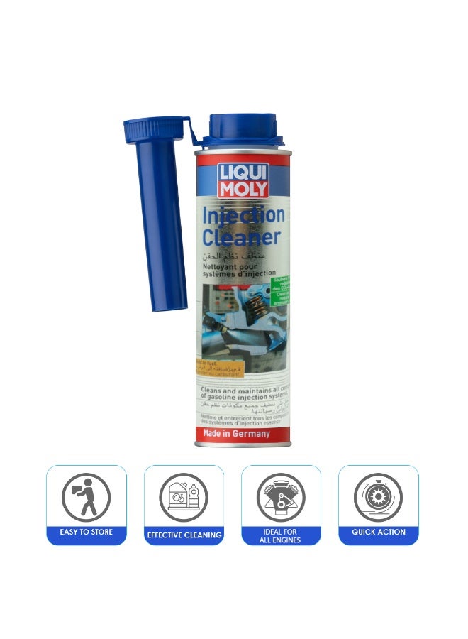 Liqui Moly Injection Cleaner 300ml | Fuel System & Injector Cleaning Additive | Removes Carbon, Gum & Deposits from Valves, Injectors, Spark Plugs & Combustion Chamber | Enhances Engine Performance - Image 4