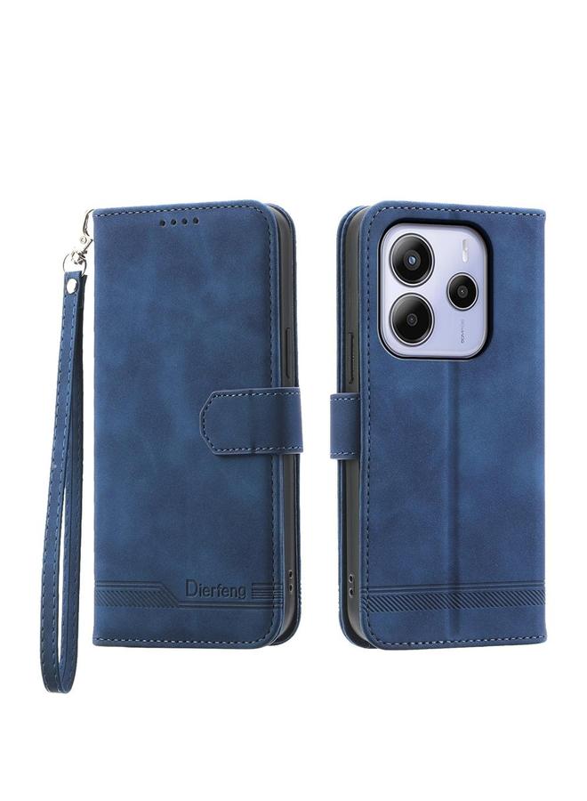 اس-توب جراب لهاتف Redmi Note 14 4G مقاس 163.25 مم من الجلد الصناعي الهجين من Dierfeng Dream Line من مادة TPU - Image 1