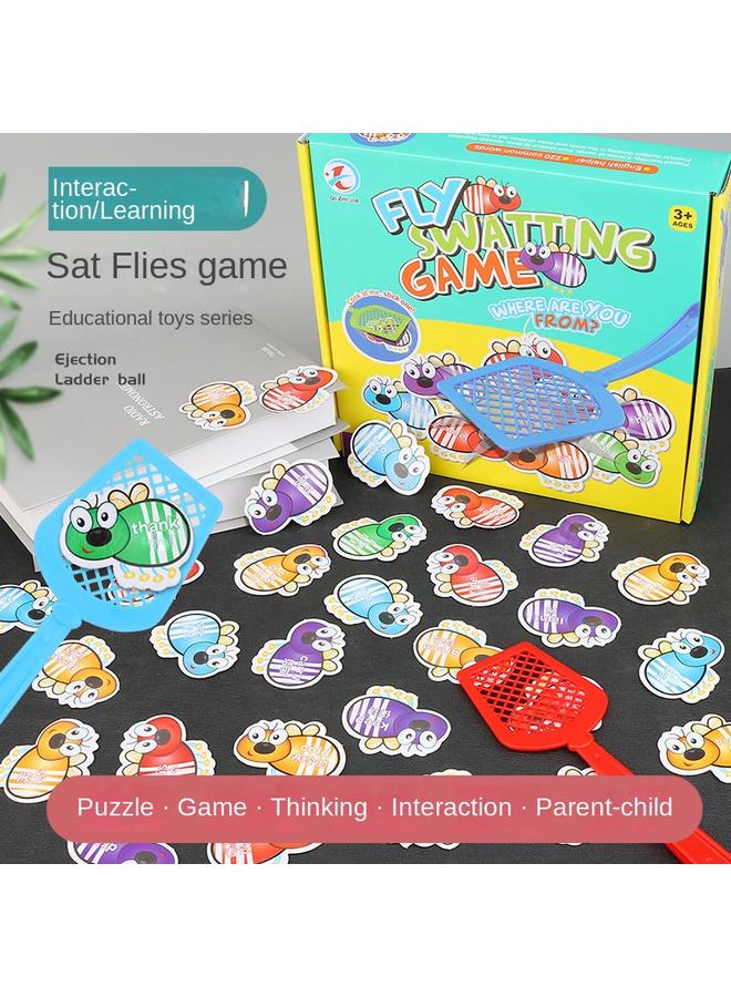 Bluejw Cross-border Flying Digital Card Toy Desktop Game Fun To Learn Multiplication English Fly Swatter Foreign Trade Wholesale - Image 3