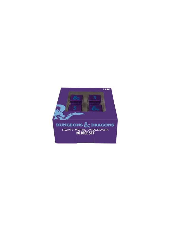 Ultra PRO - 4 D6 Underdark Dice Set for Phandelver and Below: The Shattered Obelisk for Dungeons & Dragons, 6 Sided Dice for DND RPG MTG Games, 6 Sided Game Dice for Table Games - Image 2