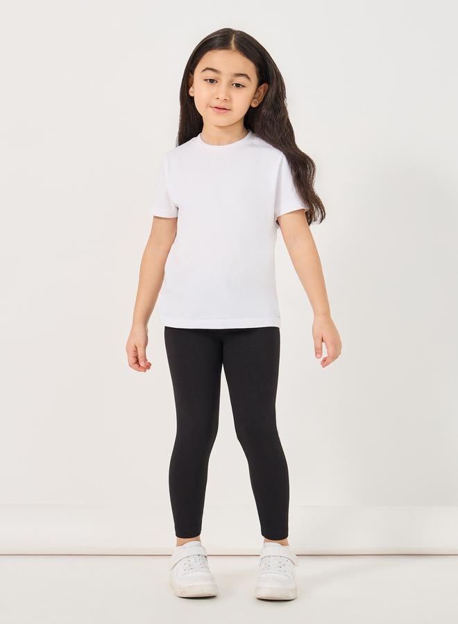 ستايلي بنطلون ضيق قطني بخصر مطاطي - Image 2