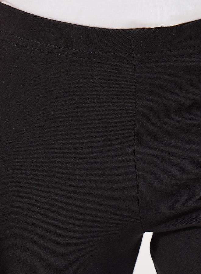 ستايلي بنطلون ضيق قطني بخصر مطاطي - Image 3