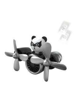 Excefore Pilot Car Air Fresheners, Bear Pilot Retro Airplane Car Air Freshener, with 2 Pcs fragrance tablets, Personalised Air Outlet Vent Car Accessories, with Rotating Propeller for Car Decoration  - Image 1