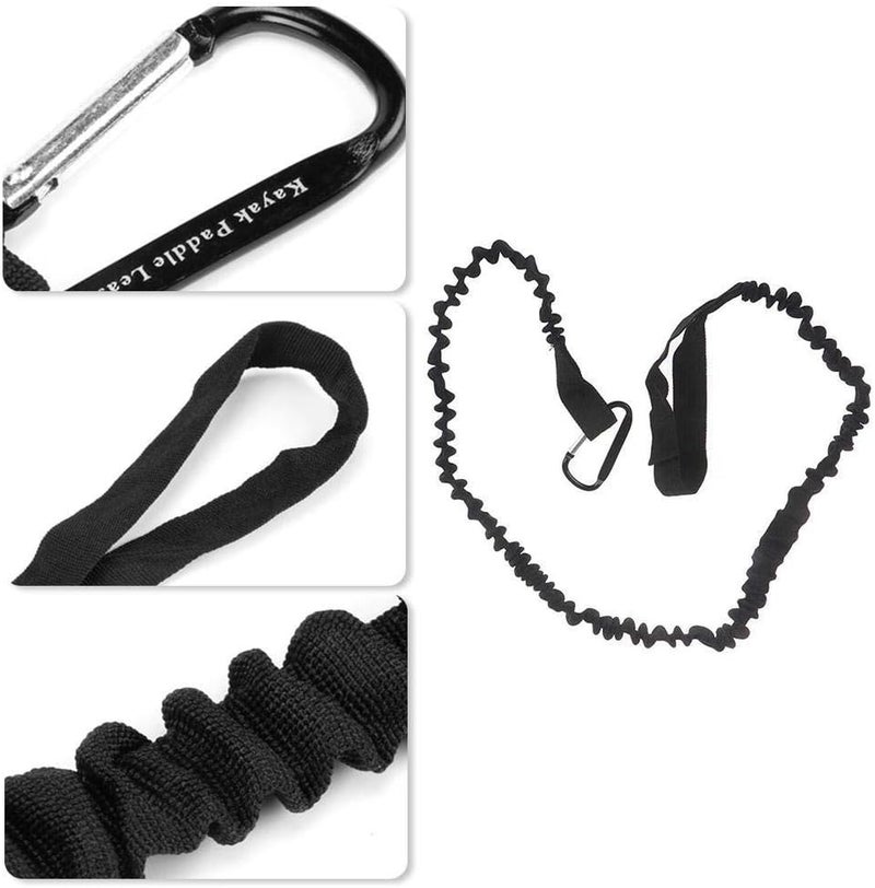 woobles Kayak Paddle Leash Safety Lanyard Strap Nylon Bungee Leashes for Kayak Oars for Kayaking Securing Kayak Tied Oars - Image 2
