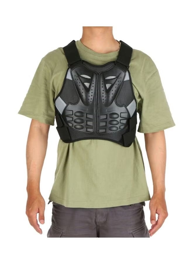Motorcycle Armor Vest Chest Back, Motocross Body Guard Vest Skiing Riding Skating Anti-Fall Vest - Image 1
