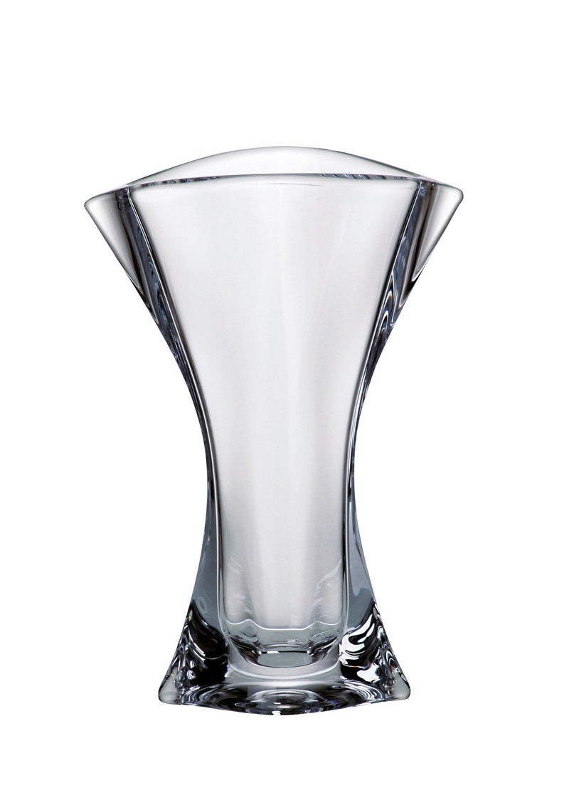 Barski  European Glass  Crystalline  Vase  95 Height  Made in Europe