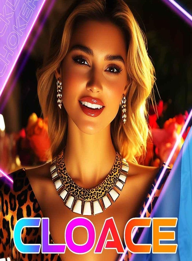 CLOACE Leopard Chunky Choker Necklace Gold Thick Necklaces Punk Cuban Chain Jewelry Accessories for Women (Leopard) - Image 3