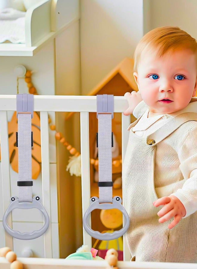 تشيس اب حلقات سحب حظيرة لعب الأطفال، قطعتان قابلتان للتعديل لمساعدة الطفل على المشي، حلقات سحب حظيرة لعب الأطفال، حلقة سرير للأطفال، ملحقات الطفل - Image 3