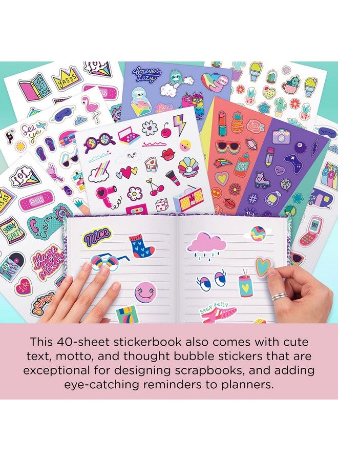 Fashion Angels 1000+ Totes Adorbs Colorful Fun Craft Stickers For Scrapbooks Planners Gifts And Rewards 40Page Sticker Book For Kids Ages 6+ And Up  - Image 4