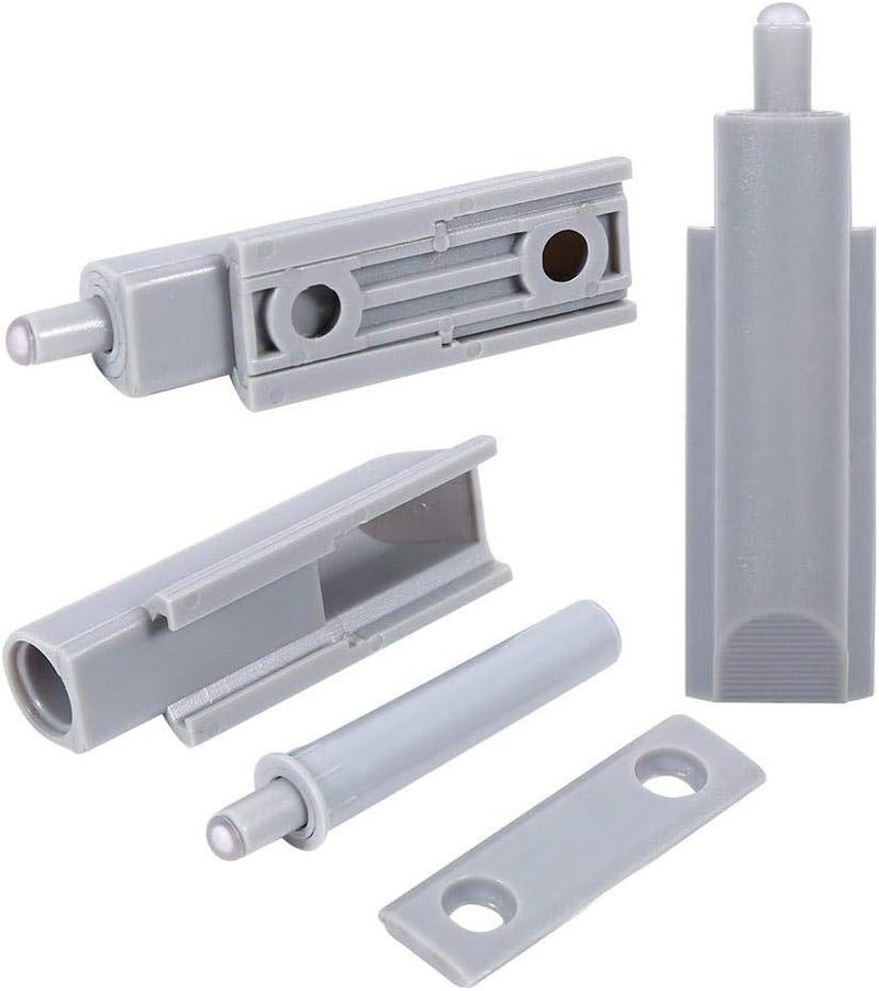 كلاراكو نظام مخمد الباب المفتوح من كلاركو، 10 قطع من مادة ABS، مفصلات أدراج خزانة الباب، نظام الفتح بالضغط، مخمد عازل، مزلاج، طرف بلاستيكي - Image 2