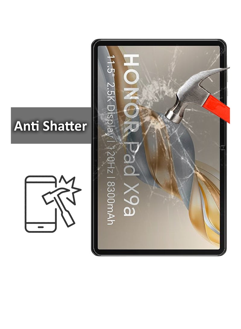 Honor Pad X9a - 11.5" - Tempered Glass Screen Protector - Premium HD Delicate Touch , Higher Transparency , Easy to Install ,Anti-scratch and Bubble-free Screen Protector - Clear - Image 3