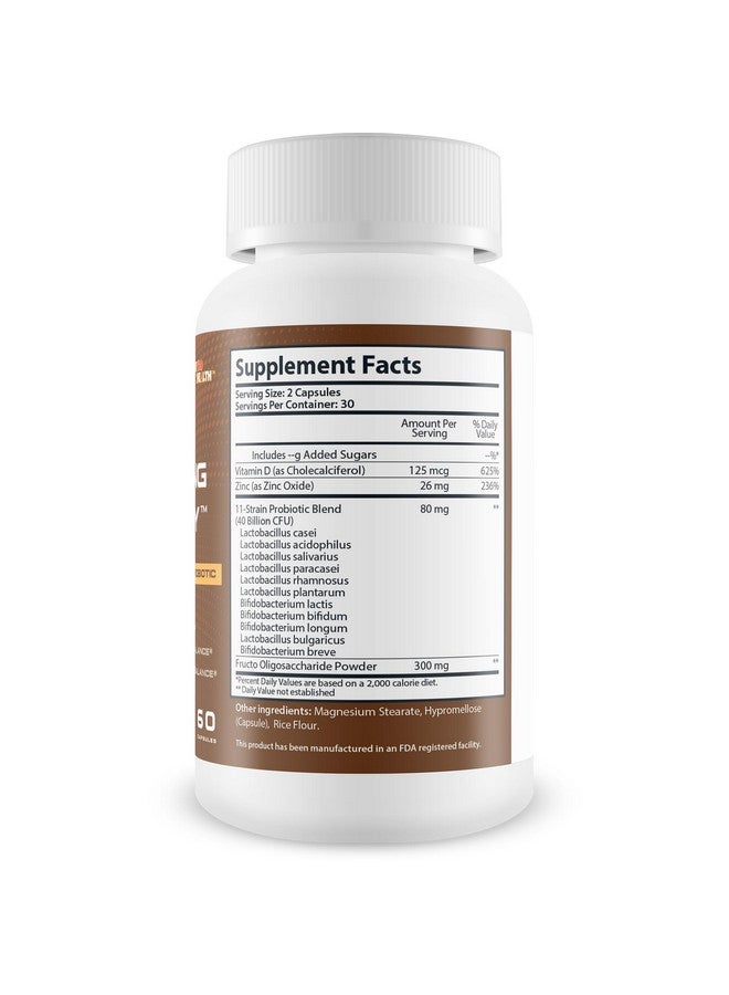 Pro Gut-Lung Therapy - Probiotic Mood Support - Defense + Recovery Probiotic - Support Balanced Mood - Support Gut Probiotic Balance - Support Lung Probiotic Balance - Overall Health Support - Image 2