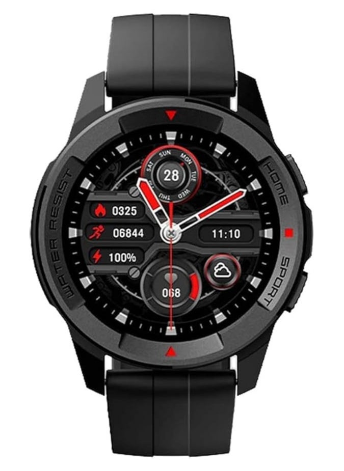 Mibro - X1 Sports Smart Watch 1.3-Inch Amoled HD And Lightweight Colorful Screen with (upgrade version) - Black - Image 1