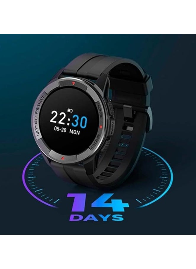 Mibro - X1 Sports Smart Watch 1.3-Inch Amoled HD And Lightweight Colorful Screen with (upgrade version) - Black - Image 1