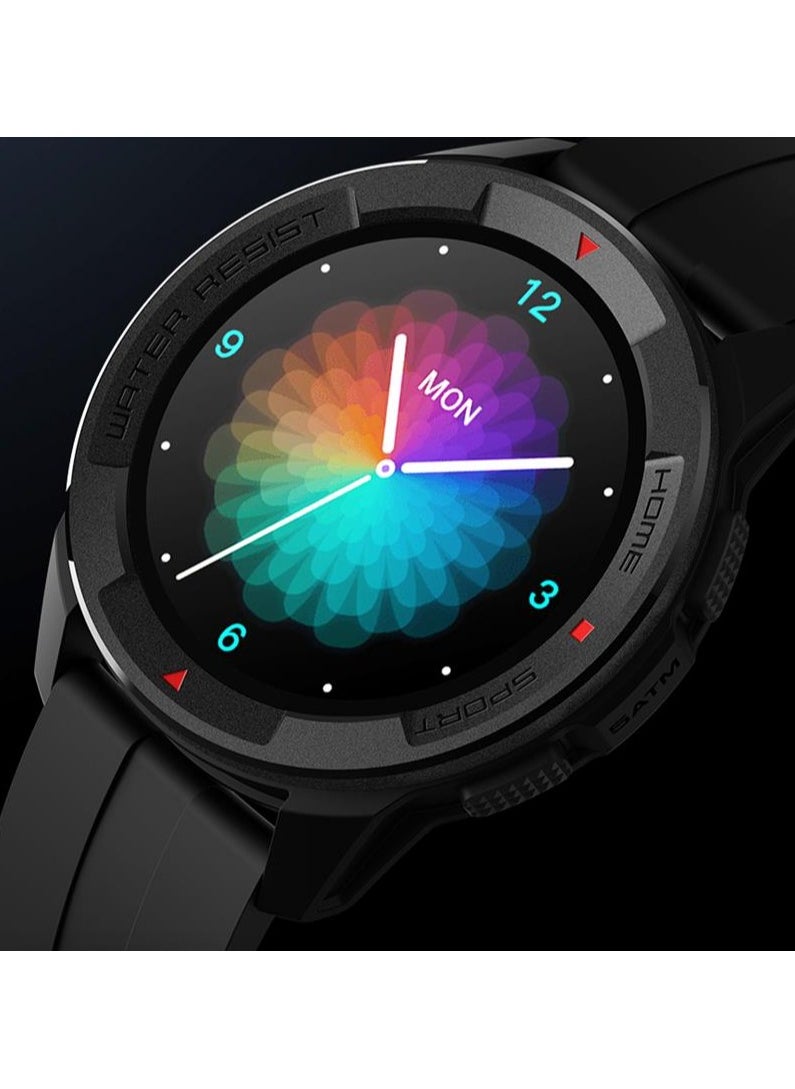 Mibro - X1 Sports Smart Watch 1.3-Inch Amoled HD And Lightweight Colorful Screen with (upgrade version) - Black - Image 1