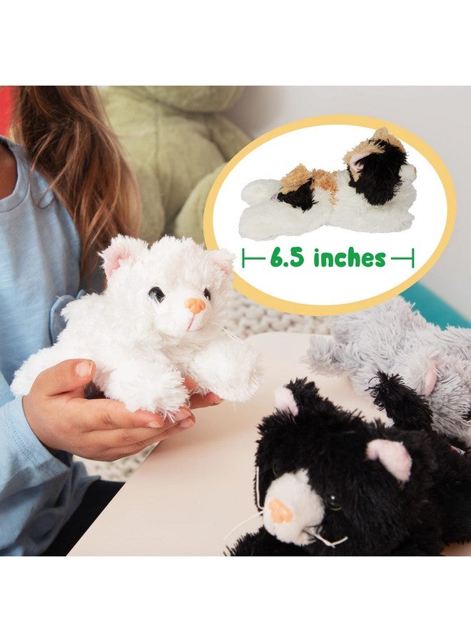 Prextex Stuffed Animal Cat - 6 Plush Kitty Stuffed Animal For Party Favors And Kids, Birthday Gifts For Girls Boys Kids, Toddlers Party Decoration, Huggable Toy, Soft Plush Toy, Cat Toy - Image 4