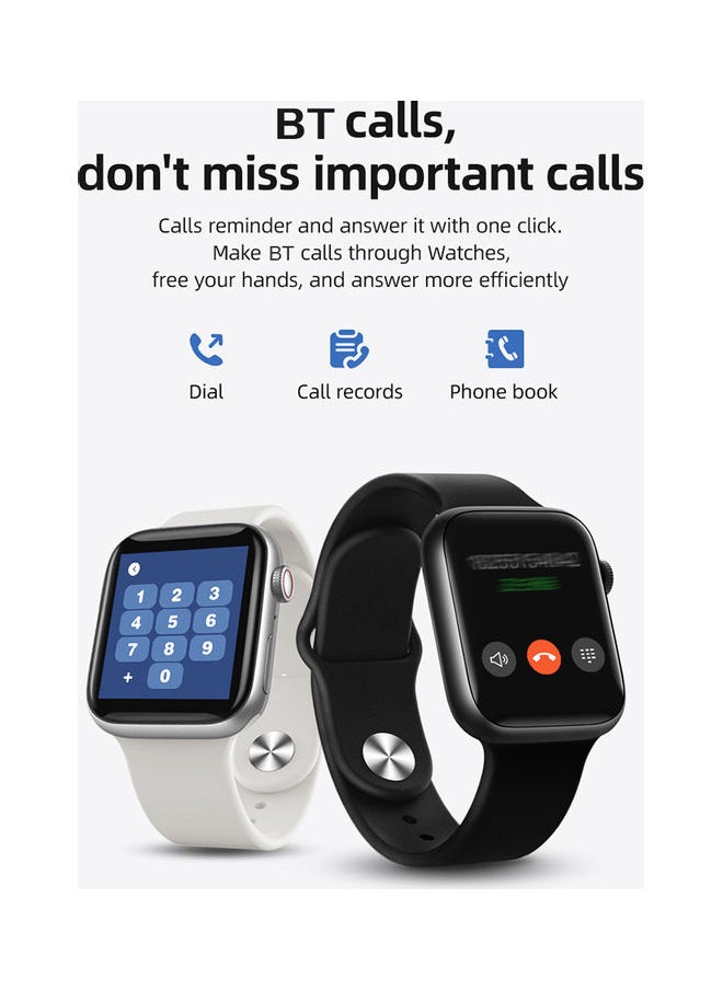 xozgdovg - Global Version T500 PLUS Full Touch Screen Smartwatch Compatible With Android iOS Phones Rose Gold - Image 1