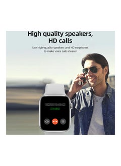 xozgdovg Global Version T500 PLUS Full Touch Screen Smartwatch Compatible With Android iOS Phones Rose Gold  - Image 5