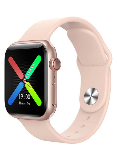Global Version T500 PLUS Full Touch Screen Smartwatch Compatible With Android iOS Phones Rose Gold
