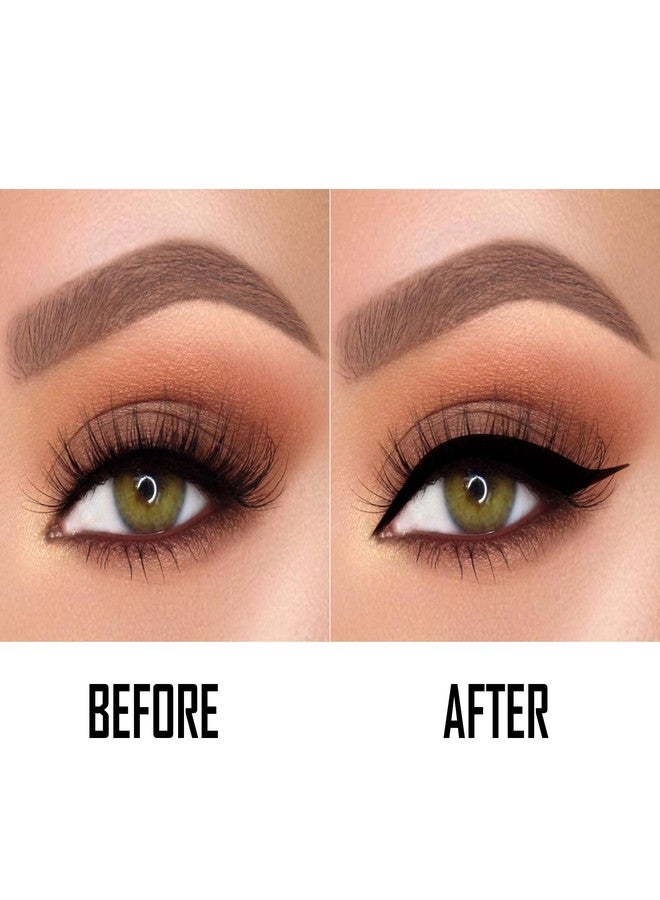 Boobeen Black Ink Liner, Liquid Eyeliner Makeup Waterproof Eyeliner Pen Long Lasting, Precision Brush Tip, Goes on Smoothly - Image 3